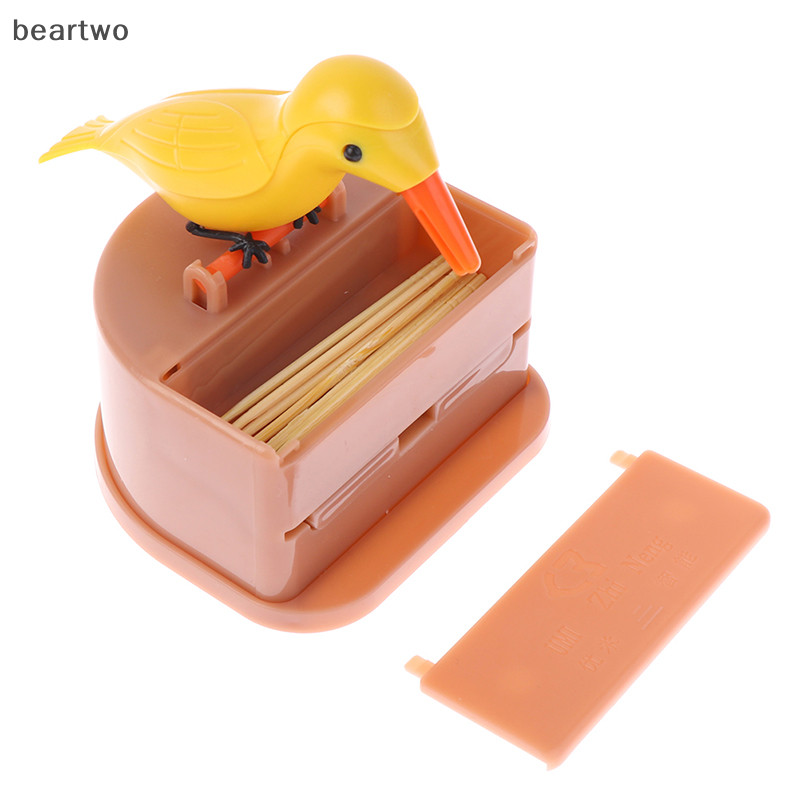 < Beartwo > Hộp đựng tăm trang trí bàn chim Hộp tăm đẹp