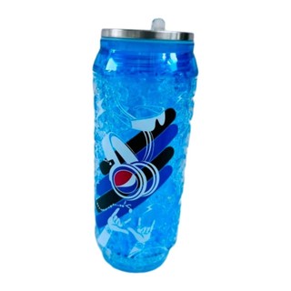 Bình Giữ Nhiệt Vân Đá thể tích 400ML Hình Dáng Lon Nước Dễ Thương, Có Vòi Hút Silicon