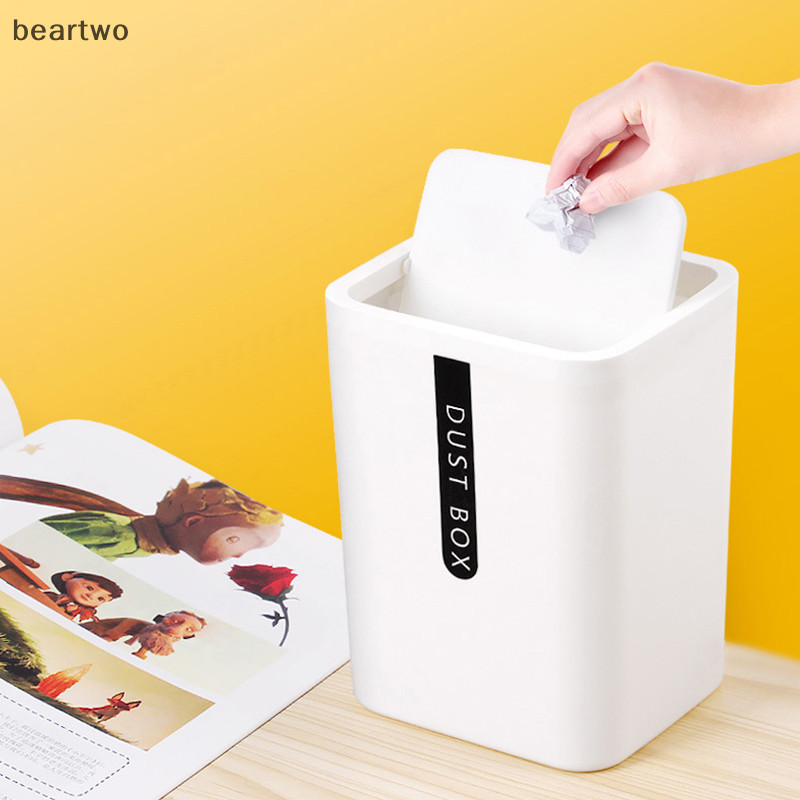 < Beartwo > Thùng rác Thùng rác nhỏ Thùng rác nhẹ Tiết kiệm không gian Đồ lặt vặt Thùng đựng bình lắc 360 độ Thùng đựng thùng đẹp
