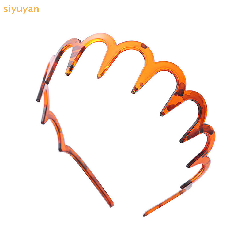 Siyuyan Lược Tóc Mới Zigzag Band Notched Woman Man Girl Quà Tặng Sinh Nhật Cứu Hộ Tóc Gãy Hiện Vật VN