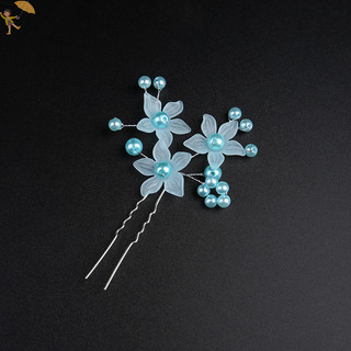 [Gou] Hoa ngọc trai Tiara, Trang trí tóc mờ, Trang sức thủ công đám cưới cô dâu, Kẹp tóc ngọc trai VN