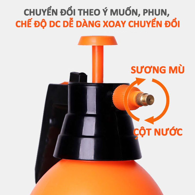 Bình xịt áp suất cao,Bình xịt tưới cây Áp Suất Cao,Bình xịt tưới cây cảnh 2L/3L GOSE,Có thể treo được cất giữ tiện lợi