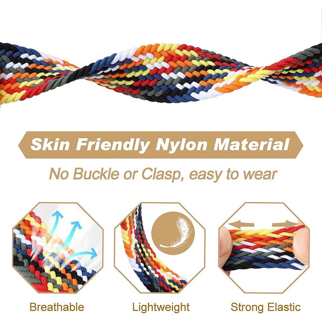 Dây đeo vòng đơn bện Nylon mềm cho dây đeo đồng hồ A-pple 42mm 38mm 40mm 41mm 44mm 45mm 49mm Dây đeo cổ tay thể thao siêu nhẹ cho iWatch Series 9 Ultra 8 7 SE 6 5 4 3