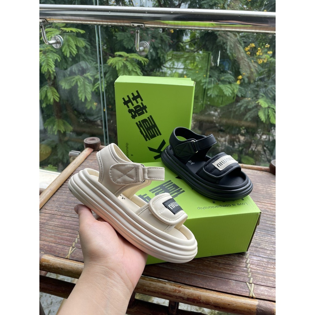 sandal bé gái dép quai hậu cho bé trai miu miu siêu nhẹ êm chân chống trượt mẫu mới nhất năm QCCC có hộp ảnh thât XD603