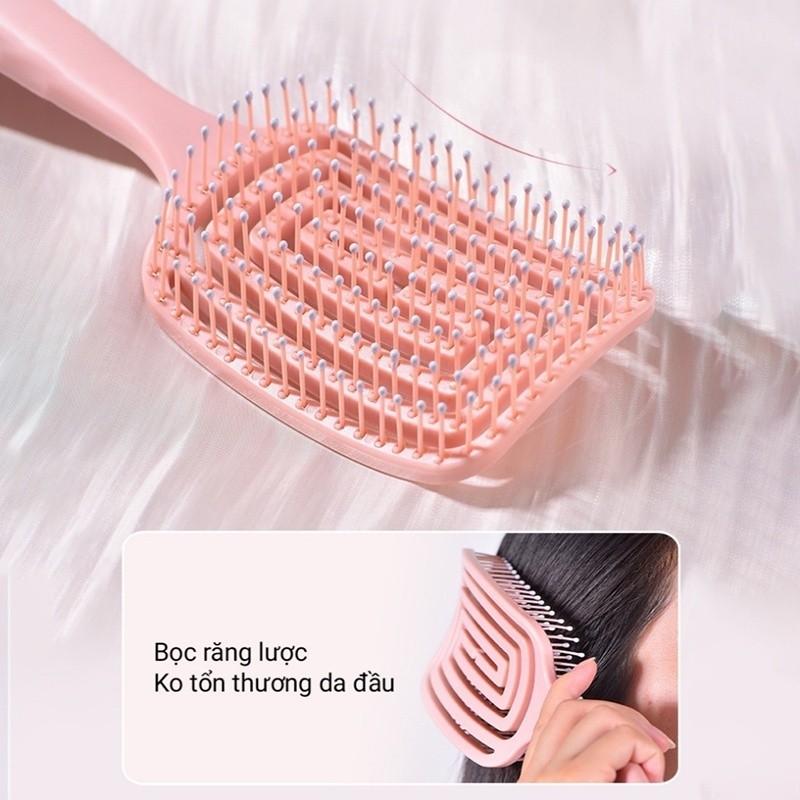 Bàn chải khô và ướt tóc SEVICH cho Salon để Massage thẳng xoăn cao Vertex Top Hair