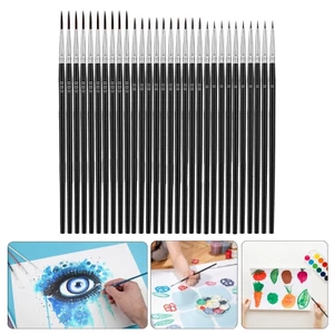 SA 30 Miếng Bàn Chải Sơn Mịn 3 Kích Thước Nhỏ Chi Tiết Sơn Bàn Chải Nhỏ Lót Đầu Sơn Bàn Chải 0 00 000 Đồ Vẽ