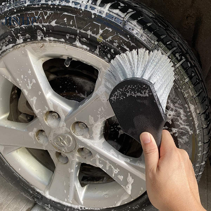 Jinhf Lốp Xe Ô Tô Vành Bánh Xe Bàn Chải Làm Sạch Chi Tiết Bàn Chải Rửa Khăn Đa Năng Bánh Xe Lốp Dụng Cụ Làm Sạch Phụ Kiện Ô Tô HOT