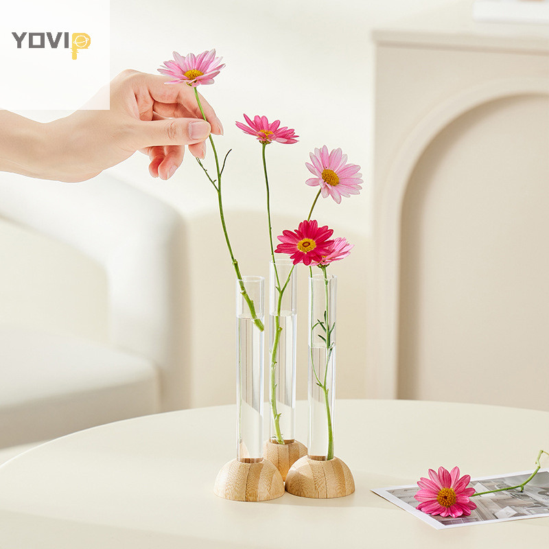 Yovip Sáng Tạo Phong Cách Bắc Âu Tròn Thủy Tinh Pha Lê Bình Tròn Trong Nghệ Thuật Hoa Sen Xanh Đồ Trang Trí Bình Thủy Tinh Trang Trí Để Bàn VN