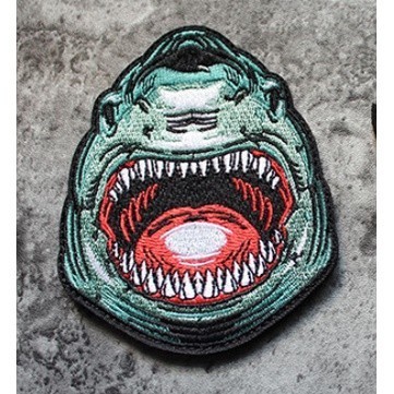 Patch_miếng dán velcro cá mập retro
