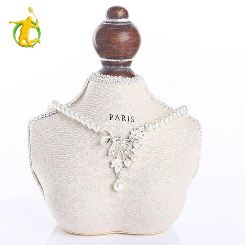 Bán Thân Vòng Cổ Hiển Thị Đứng Trang Sức Bust Hiển Thị Giá Đỡ Trình Bày Vòng Cổ Mannequin Cho Kệ Phòng Trưng Bày Hội chợ Triển lãm Trung Tâm