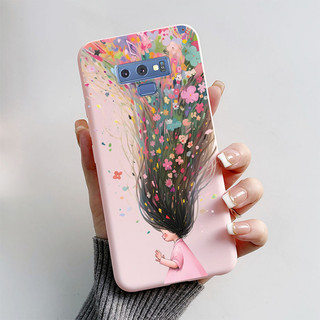 Dành Cho Samsung Galaxy Note 9 / Samsung Note 8 Ốp Lưng Mềm Mỏng Mờ Thời Trang Bướm Phi Hành Gia Kẹo Sơn Chống Sốc Ốp Lưng