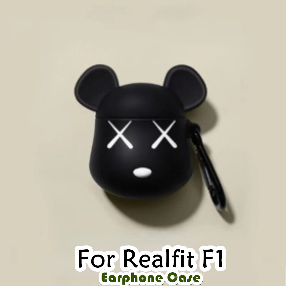 [Ngôi sao tương lai] Dành cho vỏ Realfit F1 Vỏ tai nghe silicon mềm hoạt hình sáng tạo
