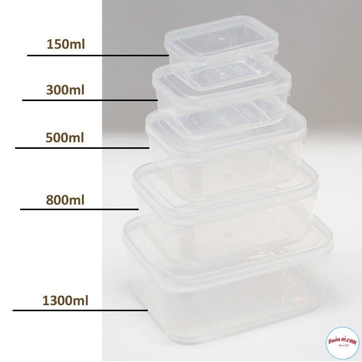 Bộ 5 hộp lạnh bầu đựng thức ăn Việt Nhật, Hộp trữ đồ đông đồ ăn dặm cho bé (MS:6685) an toàn tiện lợi - br 01285
