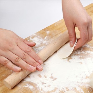 Dụng cụ làm bánh: Cây lăn bột, cán bột bằng gỗ chống dính dạng thanh cho nhà bếp SUNND