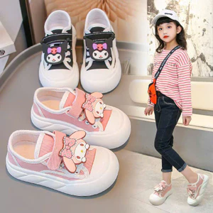 giày thể thao bé gái mẫu mới kurrumi melody xinh xắn cho bé từ 3 tuổi có size đại QCCC full box chống trượt TT870