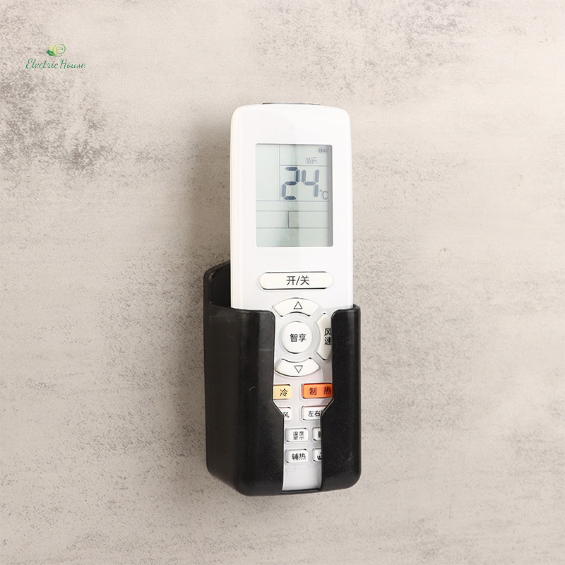 [Nhà điện] Giá đỡ điều khiển từ xa treo tường Hộp lưu trữ điều hòa không khí Giá đỡ tường không đục lỗ mới