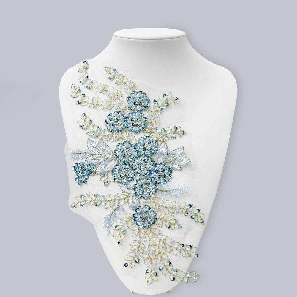 THFENG Sequined Thêu Miếng Dán DIY - Hoa Lấp Lánh Cho Trang Phục Sân Khấu