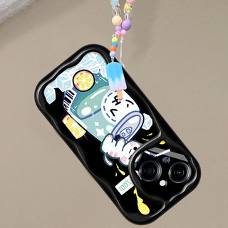 Ốp Điện Thoại YBD INS Style Cho Tecno Spark Go 1 GO 2025 P Chai Soda Dễ Thương Và Họa Tiết Mèo Con Với Vòng Tay Kem Lridescence