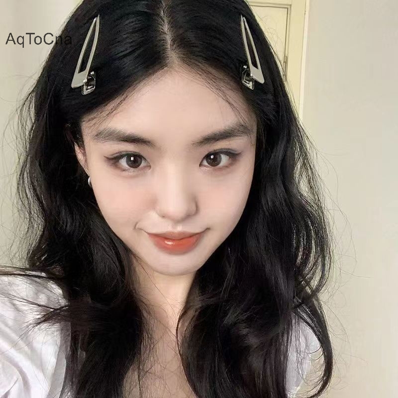 Aqtocna 8 Chiếc Bé Gái Kẹp Tóc Kim Loại Bạc Mỏ Vịt Kẹp Tóc Nữ Bên Nổ Nữ Barrettes Phụ Kiện Tóc HGVN