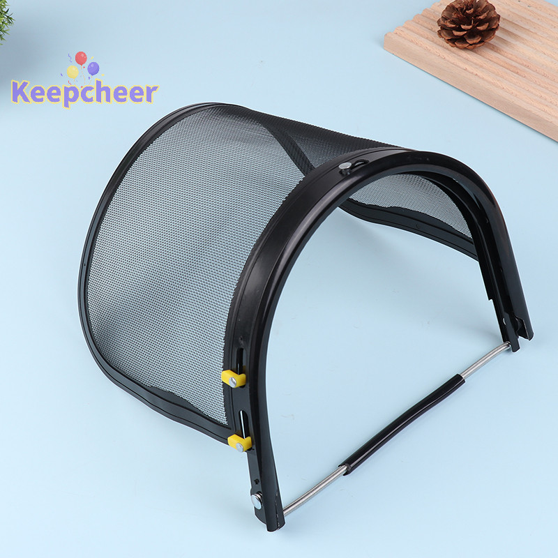 [Keepcheer] 1 Mũ bảo hiểm an toàn tông đơ cỏ sân vườn có mặt nạ bảo vệ lưới toàn mặt