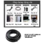Ống nhựa xoắn dây nhựa quấn gọn bảo vệ dây điện ống ruột gà ruột mèo phi 8mm ~ 20mm màu đen/trắng-GIOVA