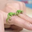 Cinna - Bộ 2 Nhẫn Hình Ếch Điều Chỉnh Được, Trang Sức Động Vật Dễ Thương Cho Nữ
