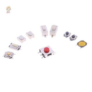 TWE 250 Cái 10 Loại Nút Nhấn Xúc Giác Chìa Khóa Ô Tô Nút Cảm Ứng Microswitch VN