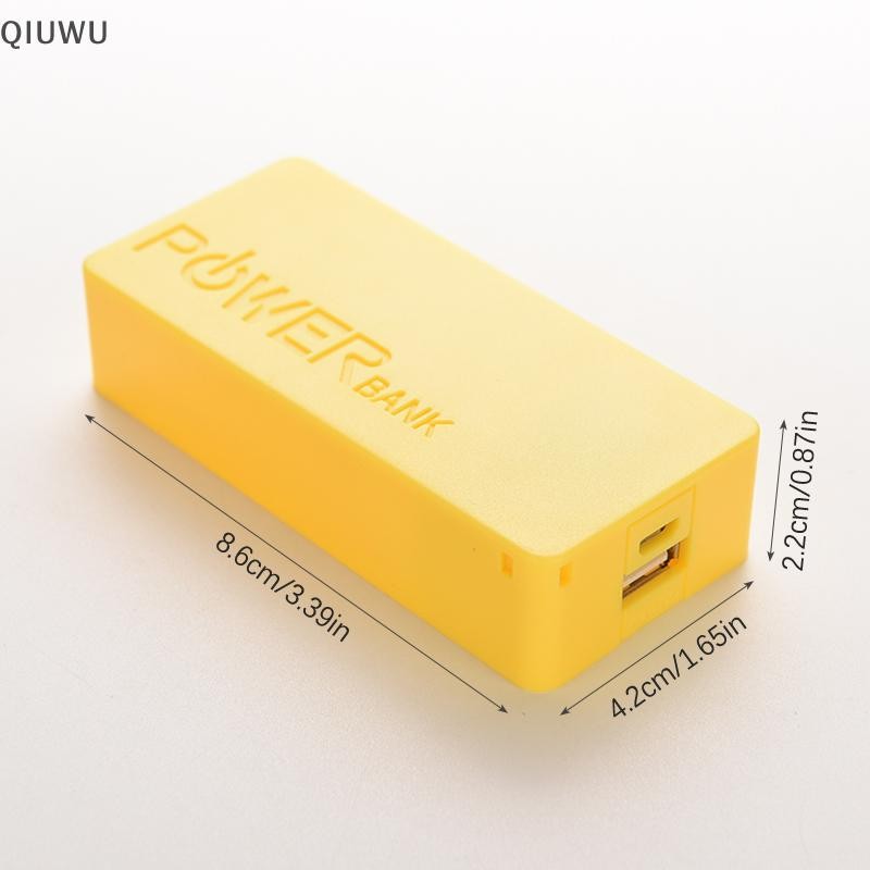 Hộp sạc USB QIUWU 5600mAh 18650 để sạc điện thoại.