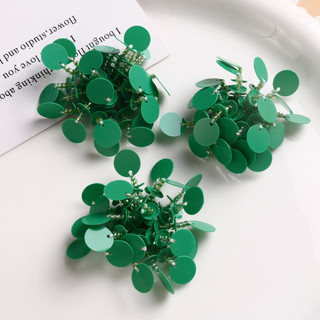Phụ kiện tóc DIY hoa đính hạt hình tròn bóng loáng đa năng tươi mát và ngọt ngào, bông tai, nguyên liệu bán buôn