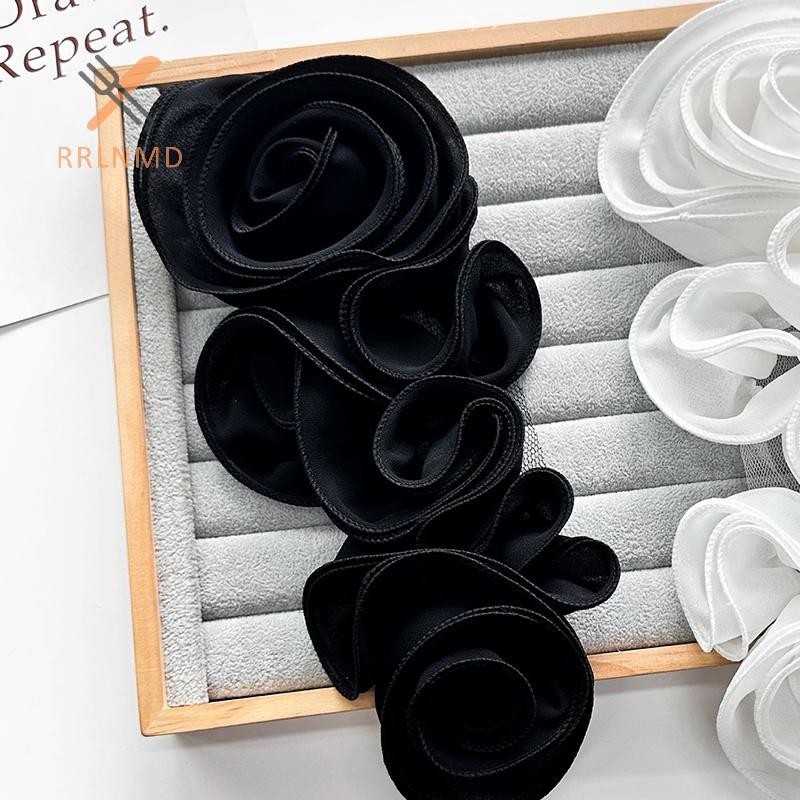 Rrlnmd 3D Hoa Trang Trí Handmade Hoa Miếng Dán DIY Ngực Hoa May Đính Cho Váy Cưới Phụ Kiện MỚI