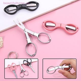 [Beautifulhome] Kéo gấp mắt nghệ thuật Nail Art Kéo dài bằng thép không gỉ Kéo dài đa chức năng Kéo dài 8 hình Dụng cụ làm móng tay Kéo móng tay [làm đẹp]