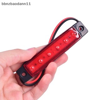 [Bbnzdd] 1PC 12V 6LEDS Đèn báo bên xe tải Đèn Led thấp Đèn xe kéo phía sau BVAH