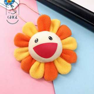 Ghgl❤️Chất Lượng Cao Nhật Bản Takashi Murakami Hoa Hướng Dương Thổ Cẩm Nam Nữ Cặp Đôi Pin Huy Hiệu Bảy Màu Túi Mặt Dây Chuyền Phụ Kiện