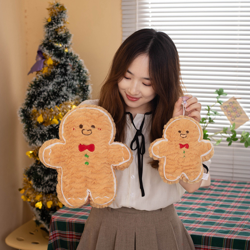 Quà Tặng Giáng Sinh Đồ Chơi Sang Trọng Dễ Thương Bánh Gừng Người Đàn Ông Quà Tặng Giáng Sinh Hộp Cây Giáng Sinh Quà Tặng Cho Trẻ Em Quà Tặng Sinh Nhật Đồ Trang Trí Giáng Sinh