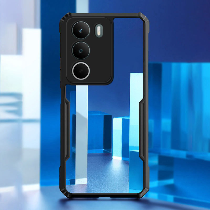 Dành cho Realme C71 Vỏ điện thoại túi khí Acrylic trong suốt Vỏ silicon lai Vỏ chống sốc