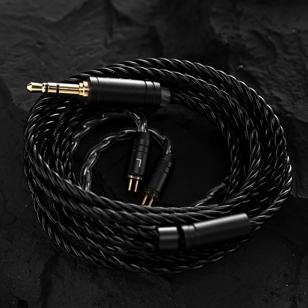 Kinera Celest Wyvern Black Remastered 10mm LCP 2.0 Màng điều khiển năng động tùy chỉnh Tai nghe có cáp MIC Tai nghe
