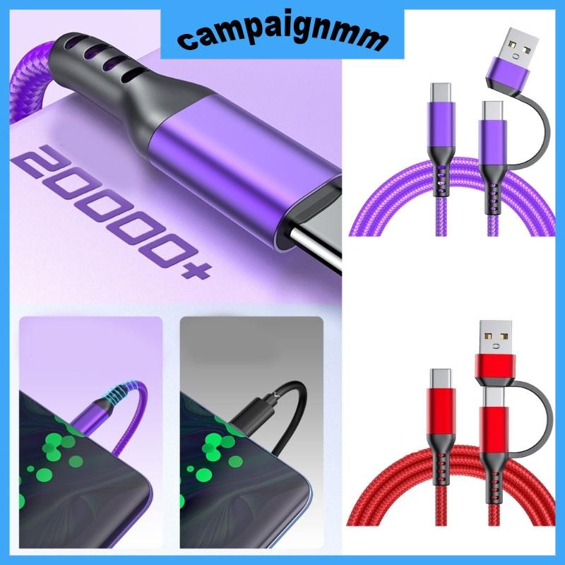 Camp Cáp sạc USB sang Type C đa năng 60W Dây sạc siêu nhanh