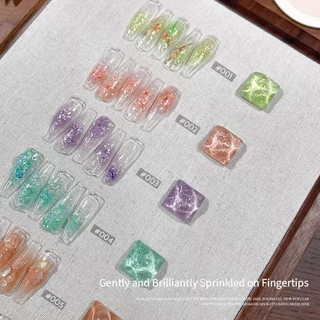 ANNIES Sequin Nail Polish Fine Diamond Gel 5ml Kim cương Sequins Dạ quang khô nhanh