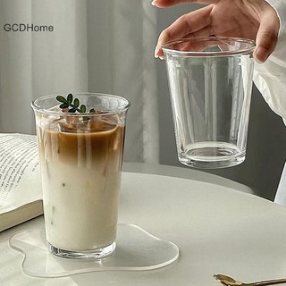 GCDHome Miệng Rộng Cốc Thủy Tinh Sữa Cà Phê Trong Suốt Latte Espresso Trà Lạnh Bữa Sáng HOT
