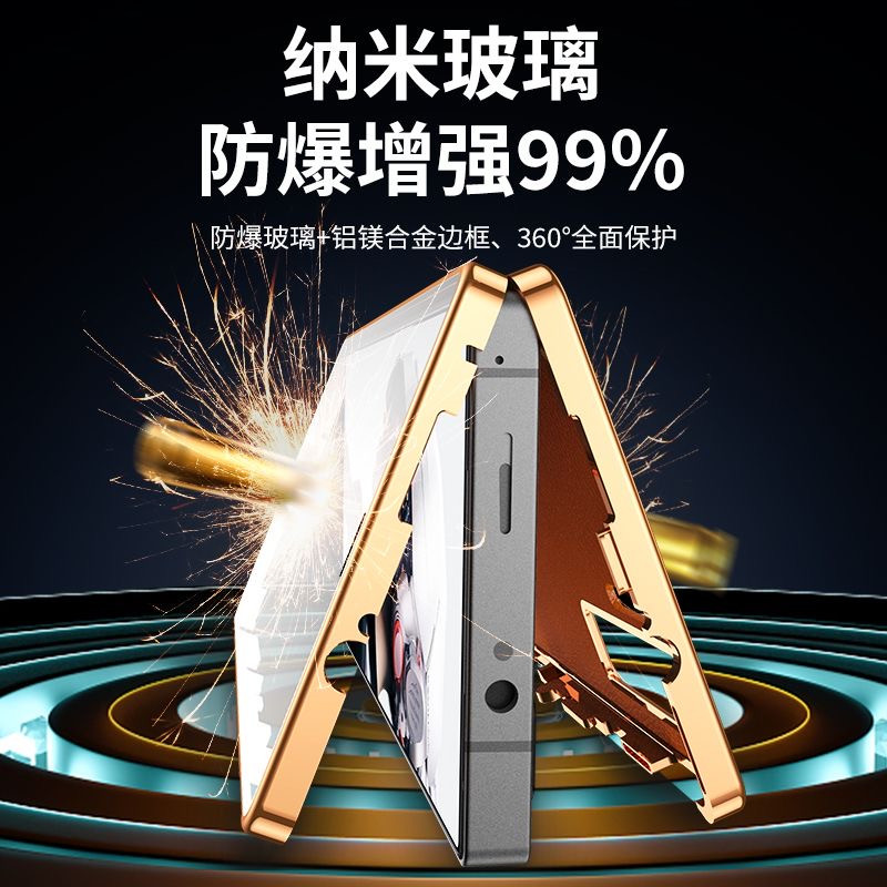360 Full Case Cho Red Magic 11 10 9 8 Pro Plus Ốp Lưng Kính Cường Lực Da Cho Nubia RedMagic 10S Pro Vỏ Bảo Vệ Hai Mặt