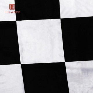 Cờ ca rô đen trắng 90x150cm biểu ngữ đua xe ngoài trời trong nhà e