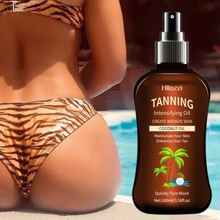 Sun Protection Black Coconut Tanning Oil  100ml