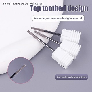 [savemoneyeveryday] 1 Cái Mũi khoan móng tay bằng thép vonfram Gel Polish Remove Burr cho máy điện Dụng cụ làm sạch lớp biểu bì [vn]