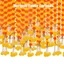 Vòng hoa cúc vạn thọ GAVESTO​​, Hoa cúc vạn thọ Pooja dài 1,5m nhân tạo​​, Có thể uốn cong​​ Pooja Diwali Fiesta Trang Trí Ấn Độ Hoa Cúc Vòng Hoa Cung Cấp Đền​​