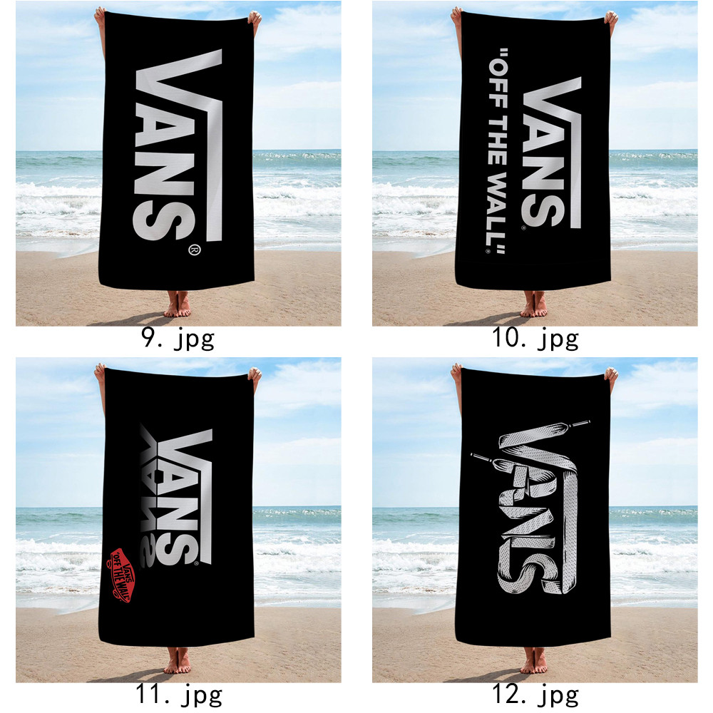 Giày Art Vans Logo Khăn tắm vách ngăn, Khăn tắm bể bơi đi biển, Quà tặng kỷ niệm sinh nhật