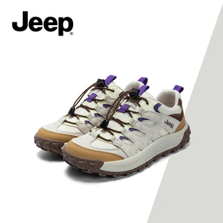 Giày đi bộ đường dài mới dành cho nữ JEEP - Chống trượt, Niche Retro, Huấn luyện viên giải cấu trúc đế dày dành cho thể thao thông thường