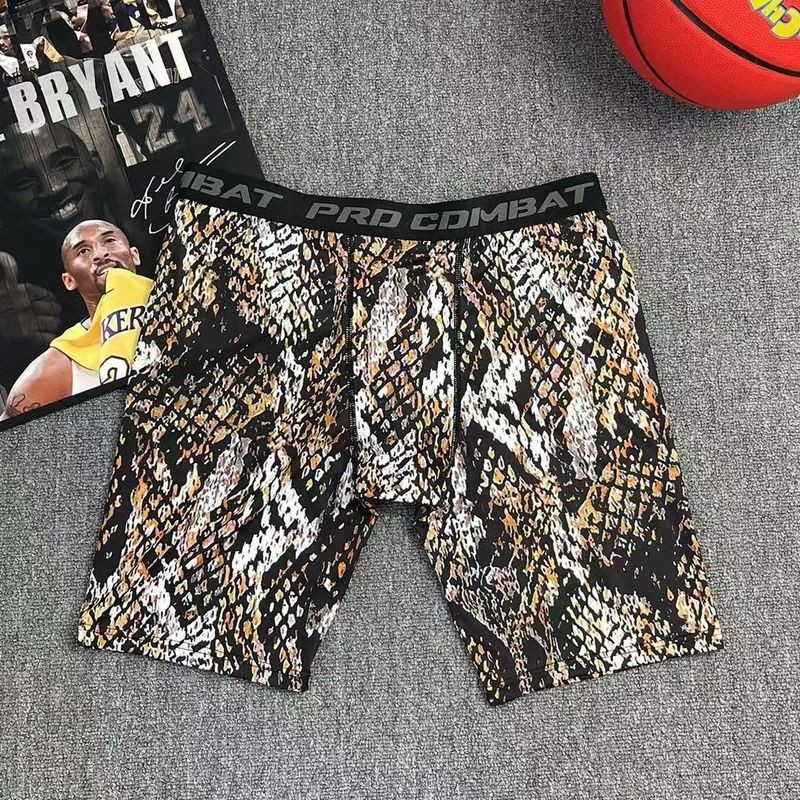 Quần Short Thể Thao Nam In Họa Tiết Da Báo, Thích Hợp Cho Tập Luyện