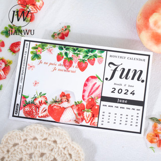JIANWU40mm * 200cm Bộ sưu tập hương vị trái cây ngọt ngào Dòng vật liệu trái cây dễ thương Cắt dán phong cảnh Băng PET Tạp chí sáng tạo Văn phòng phẩm