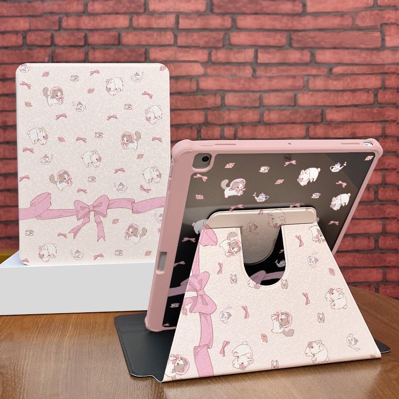 Ốp bảo vệ cho Samsung Galaxy Tab A7 lite 8.7inch Tab S6 lite 2024 S10ULTRA A9 + S7 + / S8 + / S7FE S9 FE + S10 FE + Vỏ máy tính bảng hoạt hình có giá đỡ bút chì