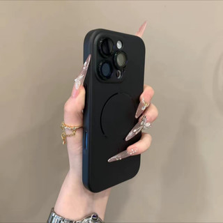 Ốp điện thoại hút từ tính chìa khóa tất cả trong một tiên tiến cho iPhone16 Pro Max 15 14 13 12 Pro Max bảo vệ camera chống sốc Ốp lưng mềm chống rơi